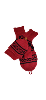 Soft & Warm Alpaca Handmade "Chakana Style" Mittens  - One Size Fits All