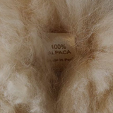 Elefante de piel de alpaca bebé 100% • Hecho a mano • Hipoalergénico y suave como almohada • (12 PULGADAS) 