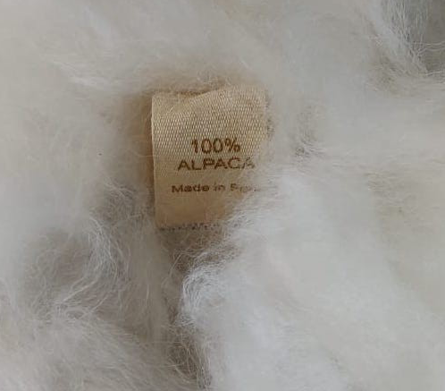 Oso de peluche 100 % piel de baby alpaca • Hecho a mano • Hipoalergénico y suave como almohada • (12 pulgadas) 