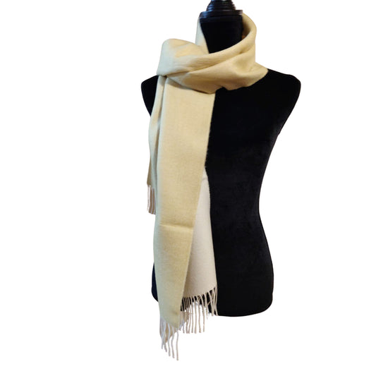 Stylish Pure Peruvian Baby Alpaca Wool Reversible Warm Scarf for Men & Women