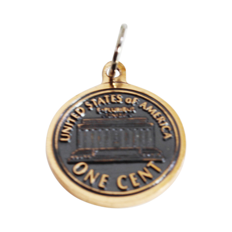 100 Recuerdos personalizados de Washington DC - Jefferson Memorial - Pulsera ajustable con dije de Lincoln