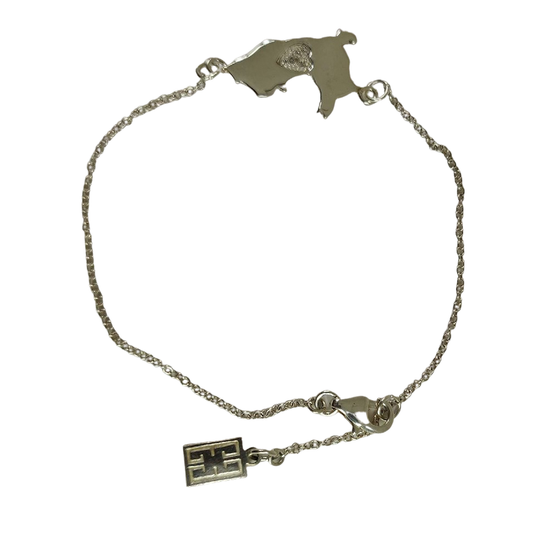 Sterling Silver/Gold Perú Filigree Adjustable Bracelet