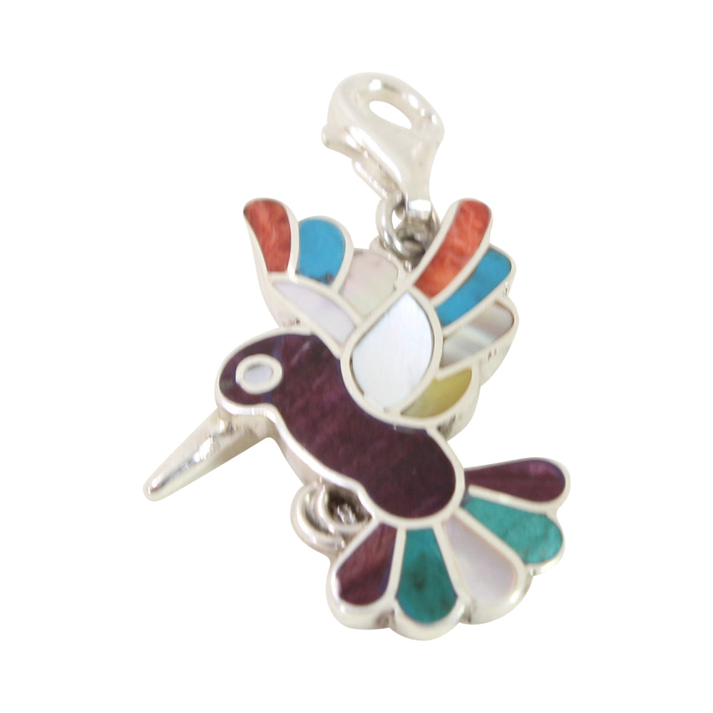 Sterling Silver "Strong & Hopeful Nature" Meaningful Charms with Peruvian Natural Stones