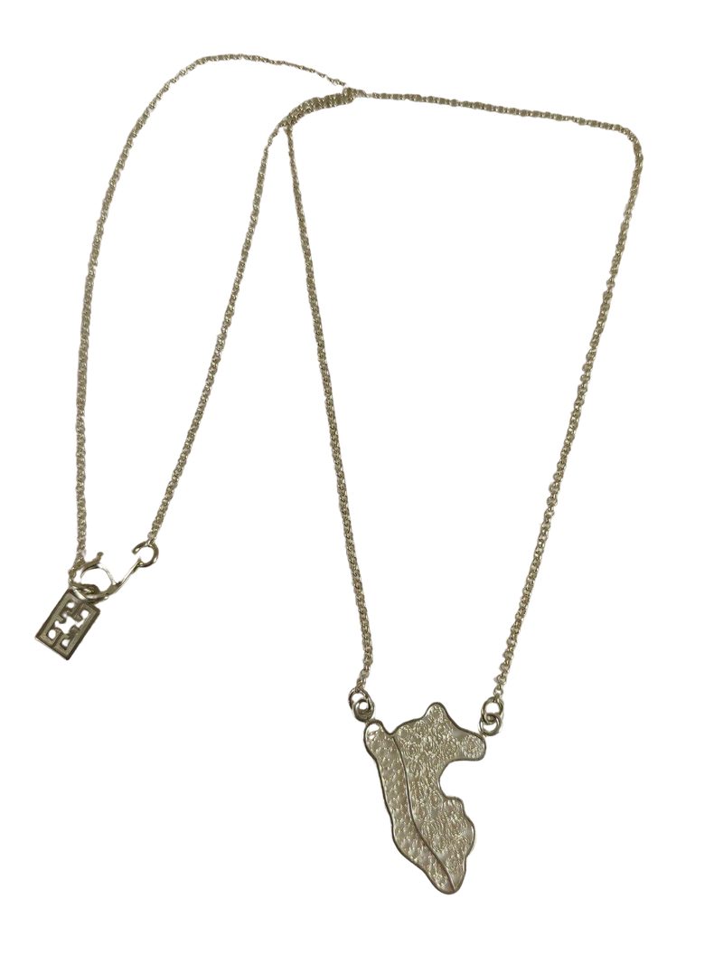 Gold/Sterling Silver Perú Filigree Adjustable Pendant/Necklace 16"-18"
