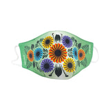Traditional Andean Colorful Flower Washable Face Mask