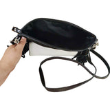 100% Genuine Leather Handmade Convertible Clutch Handbag