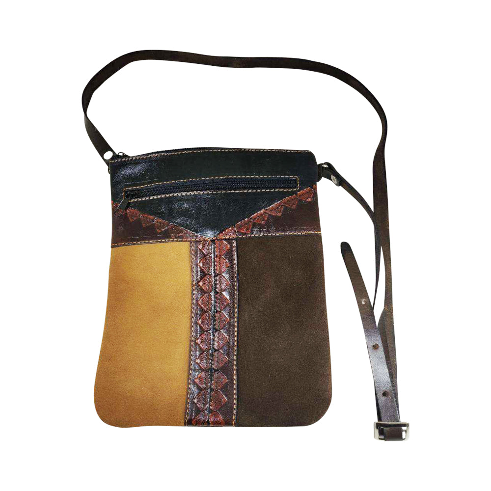 Handmade Peruvian Leather Travel Handbag – Stylish, Functional & Ethically Made