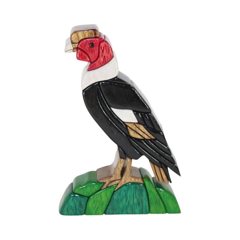 Condor King of Birds Reversible Handmade Woodwork Puzzle - Symbol Wisdom, Justice, Godness, and Leadership - Peru Gift Shop
