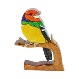 Tyrant Fly Catcher Bird Reversible Handmade Woodwork Puzzle - Peru Gift Shop