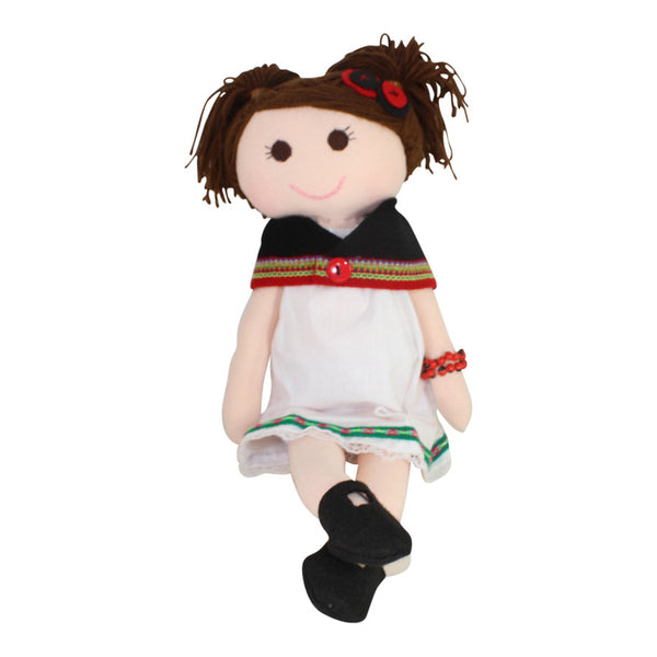 Collectible Bere’s Eco-friendly Cotton Handmade Doll L:16" - Peru Gift Shop