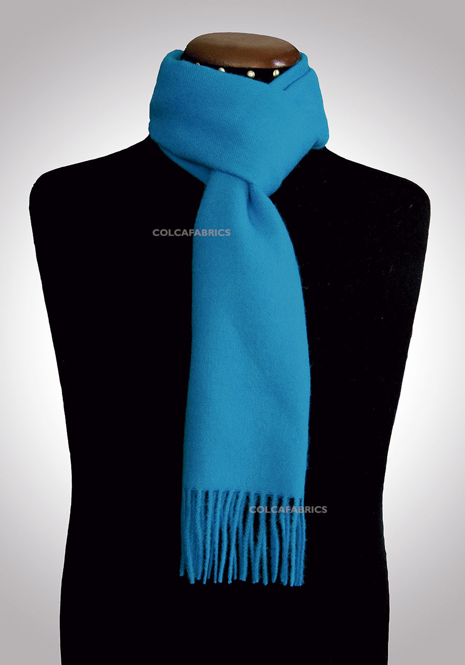 Stylish Pure Peruvian Baby Alpaca Wool Reversible Warm Scarf for Men & Women