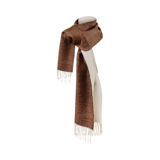 Stylish Pure Peruvian Baby Alpaca Wool Reversible Warm Scarf for Men & Women