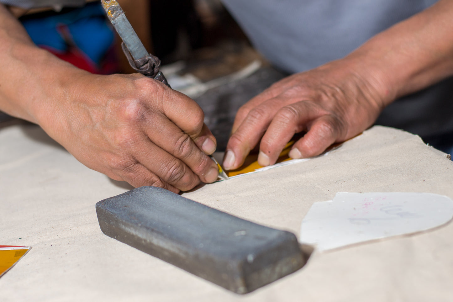 Handmade Peruvian Leather Clutch – Elegant, Functional & Artisan-Crafted