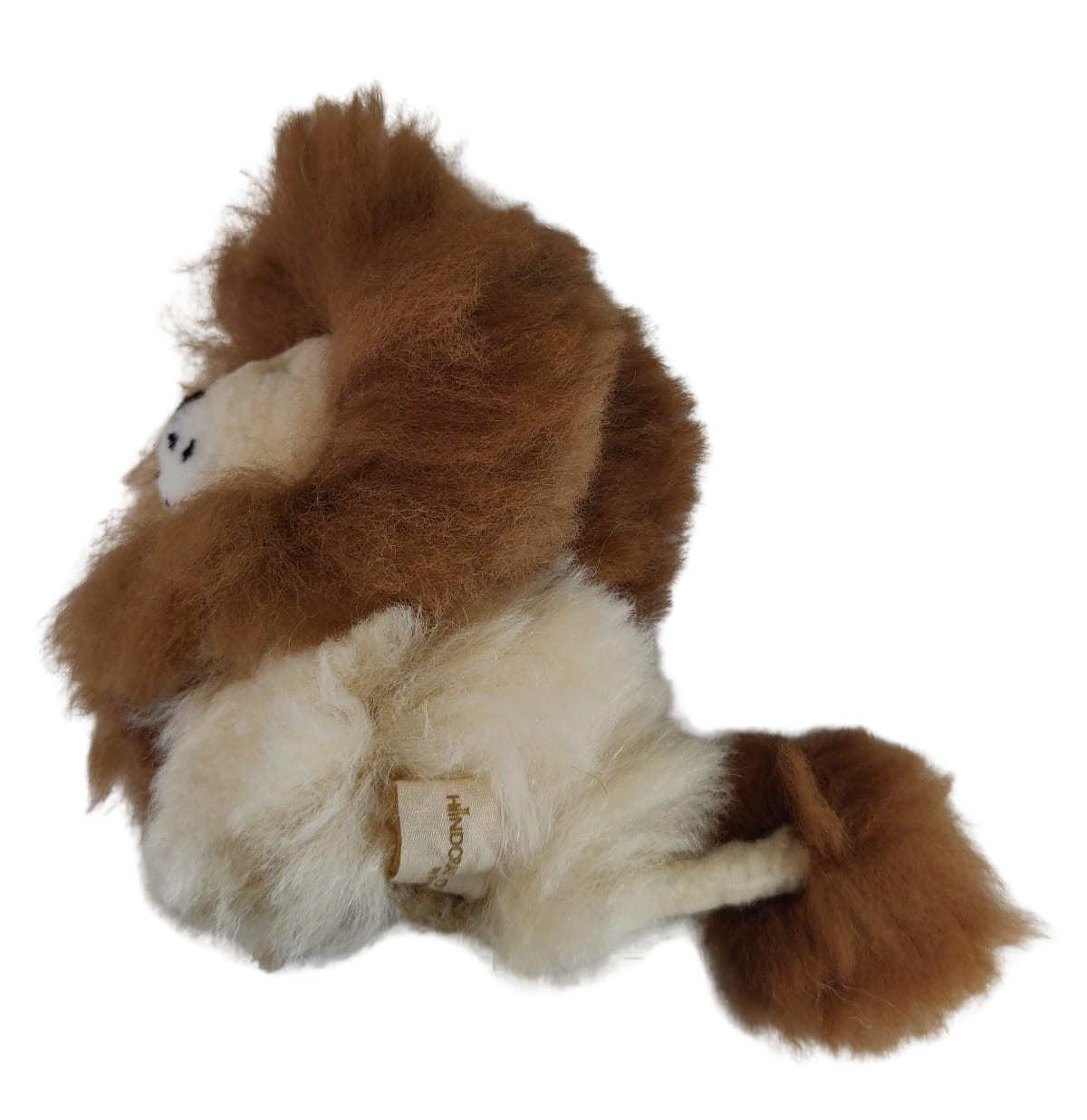 100% Baby Alpaca Fur Lion • Handmade • Hypoallergenic & Pillow Soft • (8 INCH)