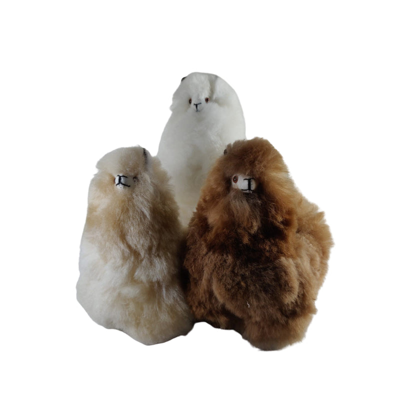 100% Baby Alpaca Fur "LLAMA LOVE" • Handmade • Hypoallergenic & Pillow Soft • (7 INCH)