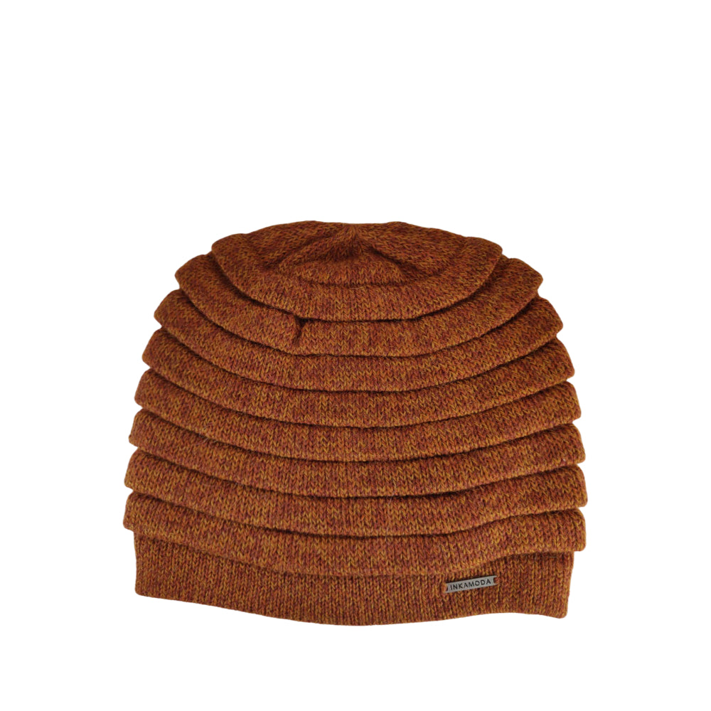 Gorro UNISEX de punto hecho a mano de Baby Alpaca - Talla única