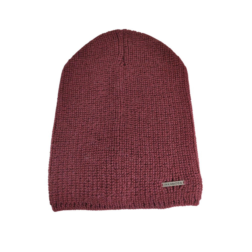 Gorro de punto UNISEX hecho a mano de Baby Alpaca - Talla única