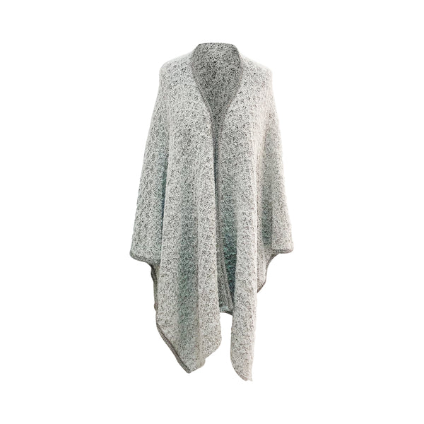 Baby Alpaca - Warm Knit Poncho Cape  - One Size Fits All