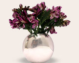 Handmade Luxury Home Decor Silver Plated "Scarlett" Flower Vase