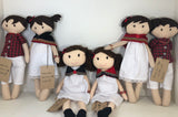 Muñeca coleccionable de algodón ecológico hecha a mano de la novia de Bere L:16"