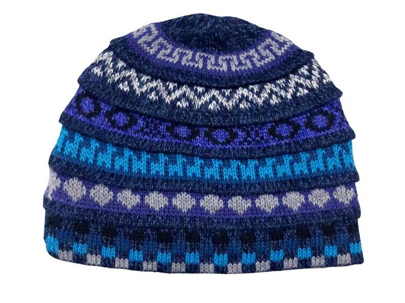 Sombreros UNISEX hechos a mano de alpaca suaves y cálidos - Talla única