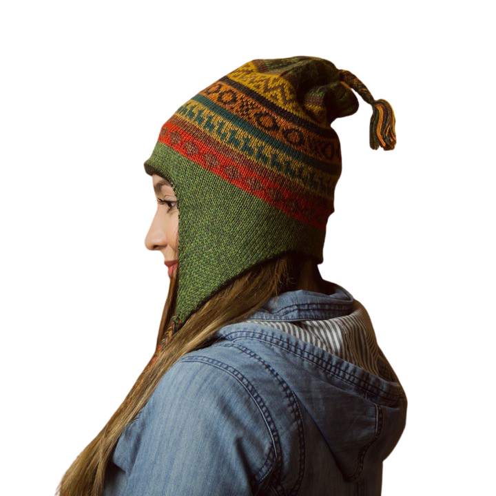 Soft & Warm Alpaca Handmade UNISEX "Chuyo" Hats - One Size Fits All