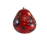 Cute Bird Handmade Christmas Tree Ornament Decoration - Peruvian Traditional Gourds (Set of Two)