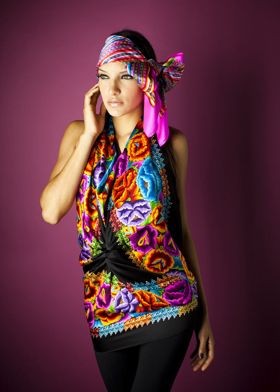 Luxury Pure Silk Reversible Shawl for Women - Peru Gift Shop