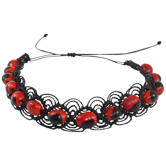 Eco-friendly UNISEX Good Luck Chocker w/Meaningful Seed Beads 16” -  20” - Peru Gift Shop