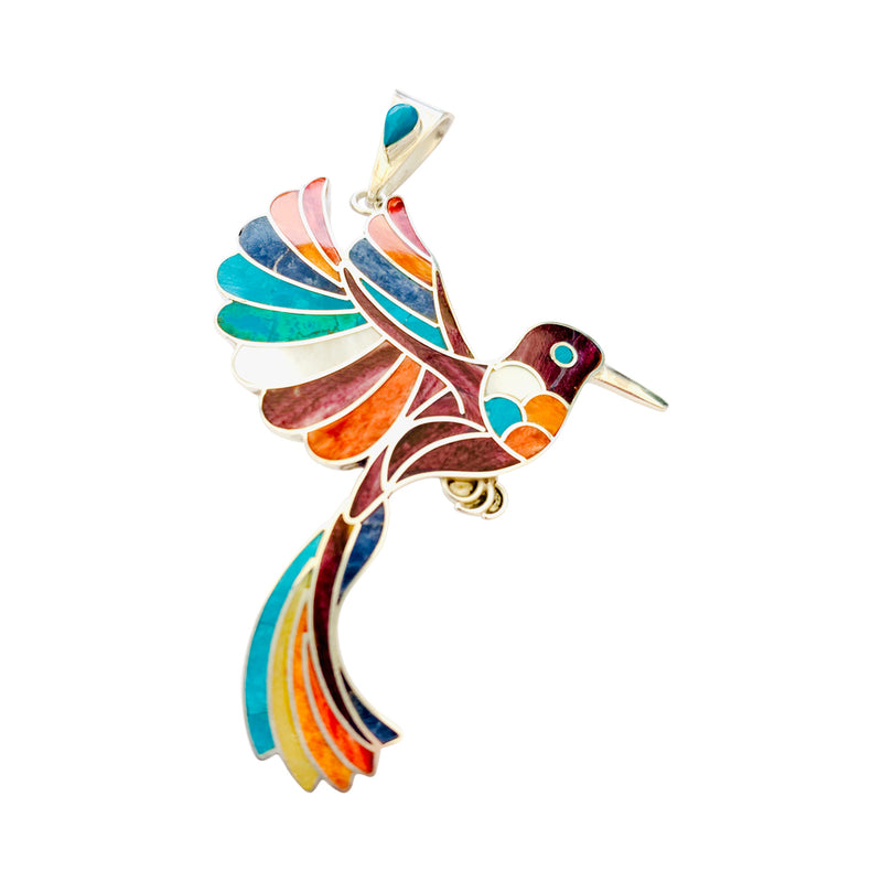 Sterling Silver "Hopeful Hummingbird" Meaningful Pendant