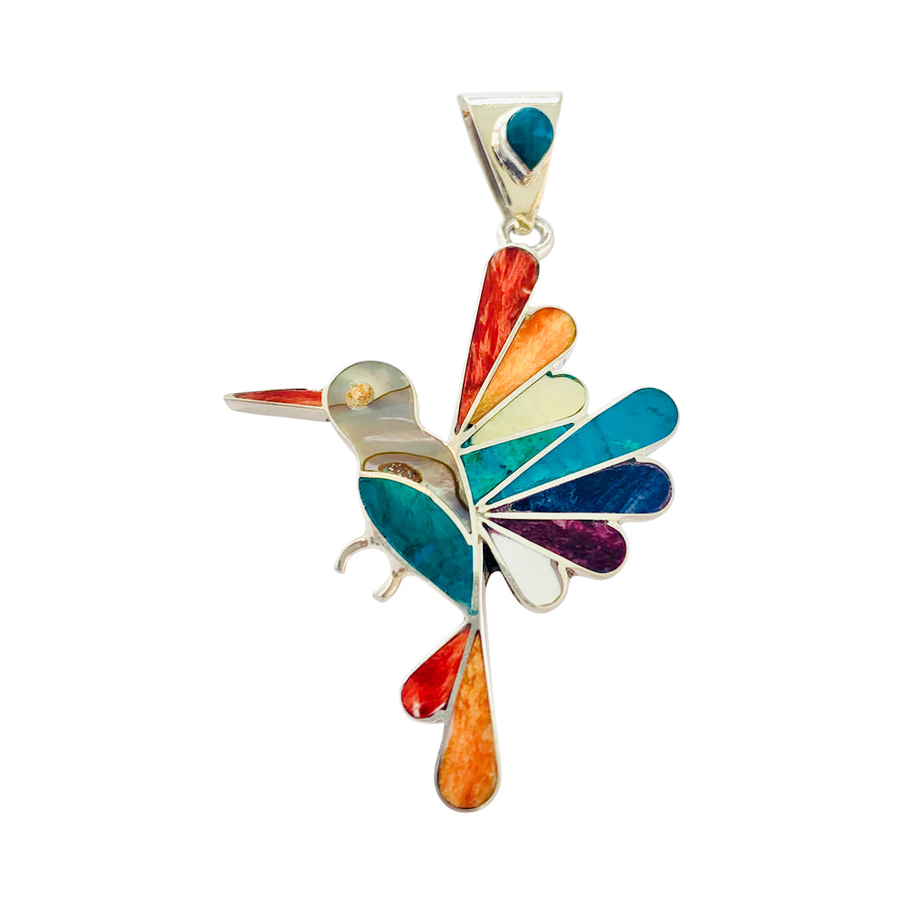 パーティを彩るご馳走や Sterling 2 - 4 Bird Pendant Meaningful Hummingbird Hopeful Silver その他
