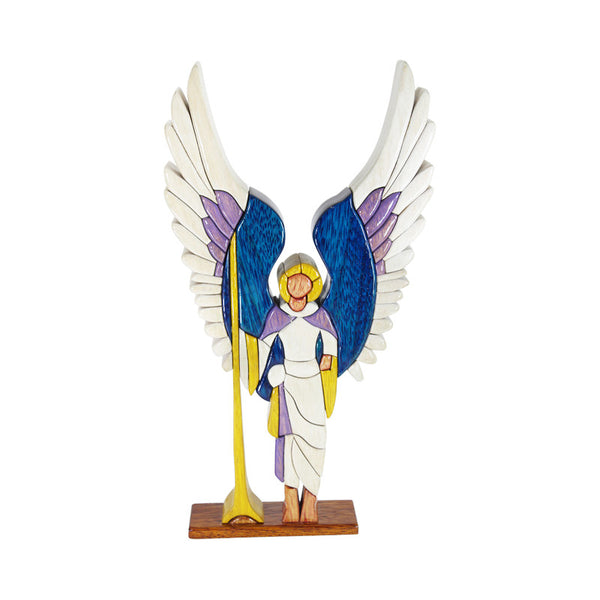 Guardian Angel Reversible Handmade Woodwork Puzzle -  Symbol of Protection & Love - Peru Gift Shop