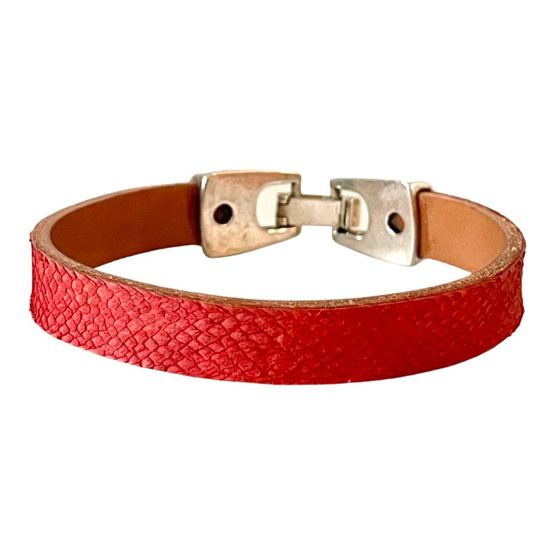 Exotic & Ecofriendly UNISEX (Mahi-Mahi) Fish Leather Bracelet 7"