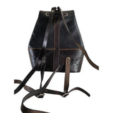 100% Genuine Leather Handmade Medium Cargo Backpack/Handbag