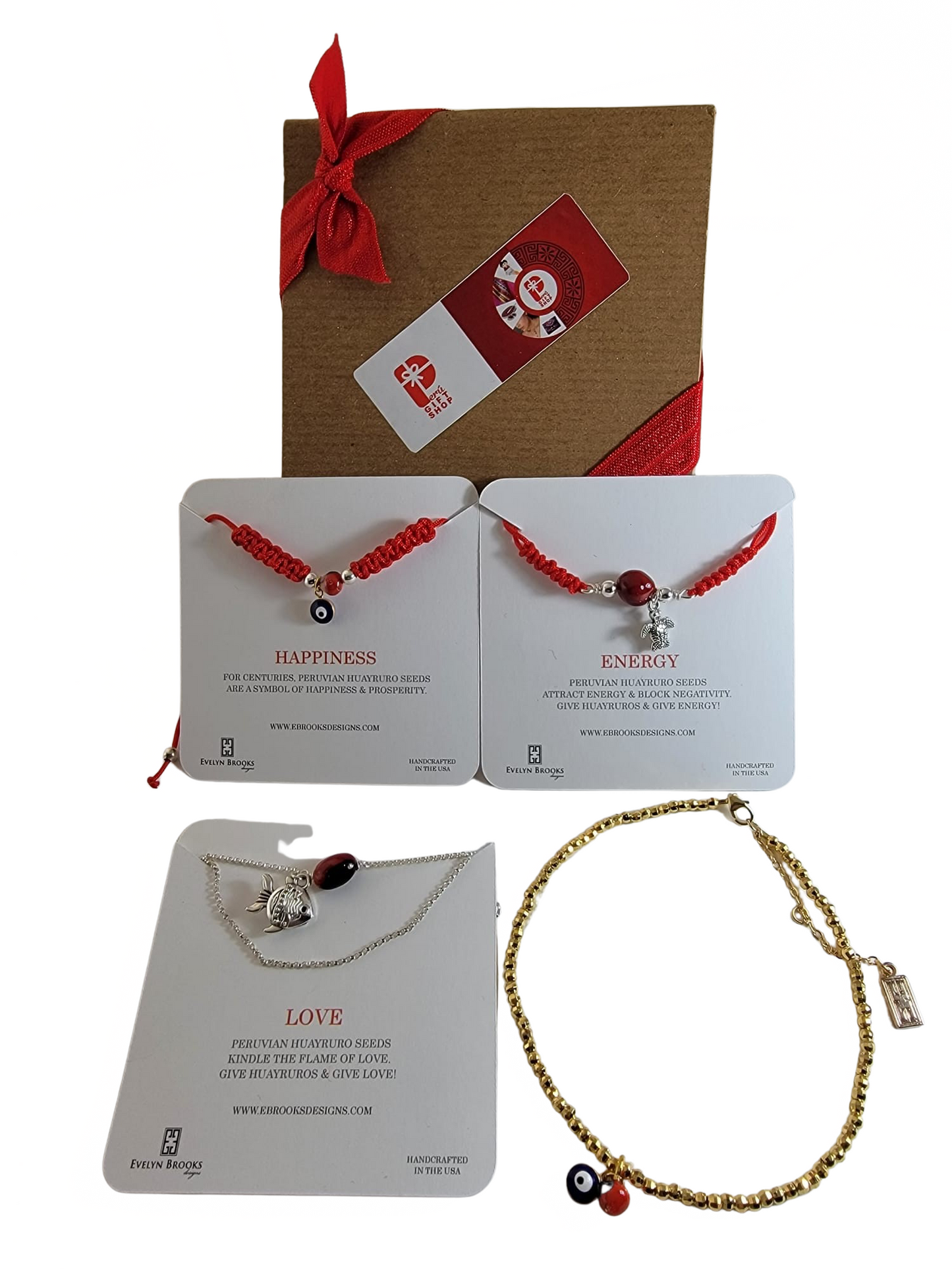 Adjustable Red Meaningful Good Luck Anklet Bracelet