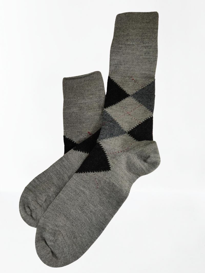 "Scottish Style" Warm & Comfy 100% Baby Alpaca Socks