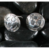 “Moschik” Peruvian Inspired Soccer Sterling Silver Cufflinks - EvelynBrooksDesigns