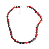 Classic Ecofriendly Red & Black Good Luck Necklace 16"-24"