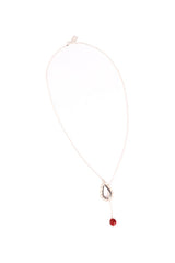 Nazca Infinity Tear Drop Sterling Silver Good Luck Lariat Necklace